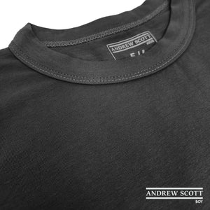 Boys Long Sleeve Cotton Base Layer Stretch Performace Tops