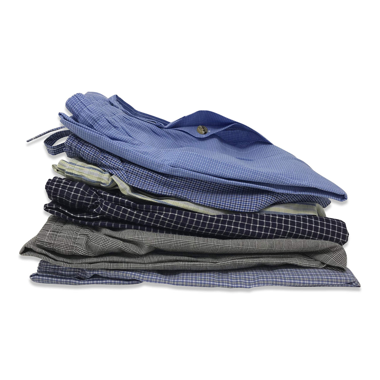 Men's Soft Poplin Woven Pajama & Sleep Jam Cargo Short Lounge Pants