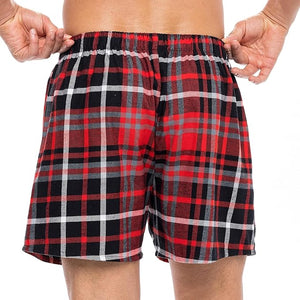 Men's Cotton Flannel Super-Soft Woven Boxer Shorts