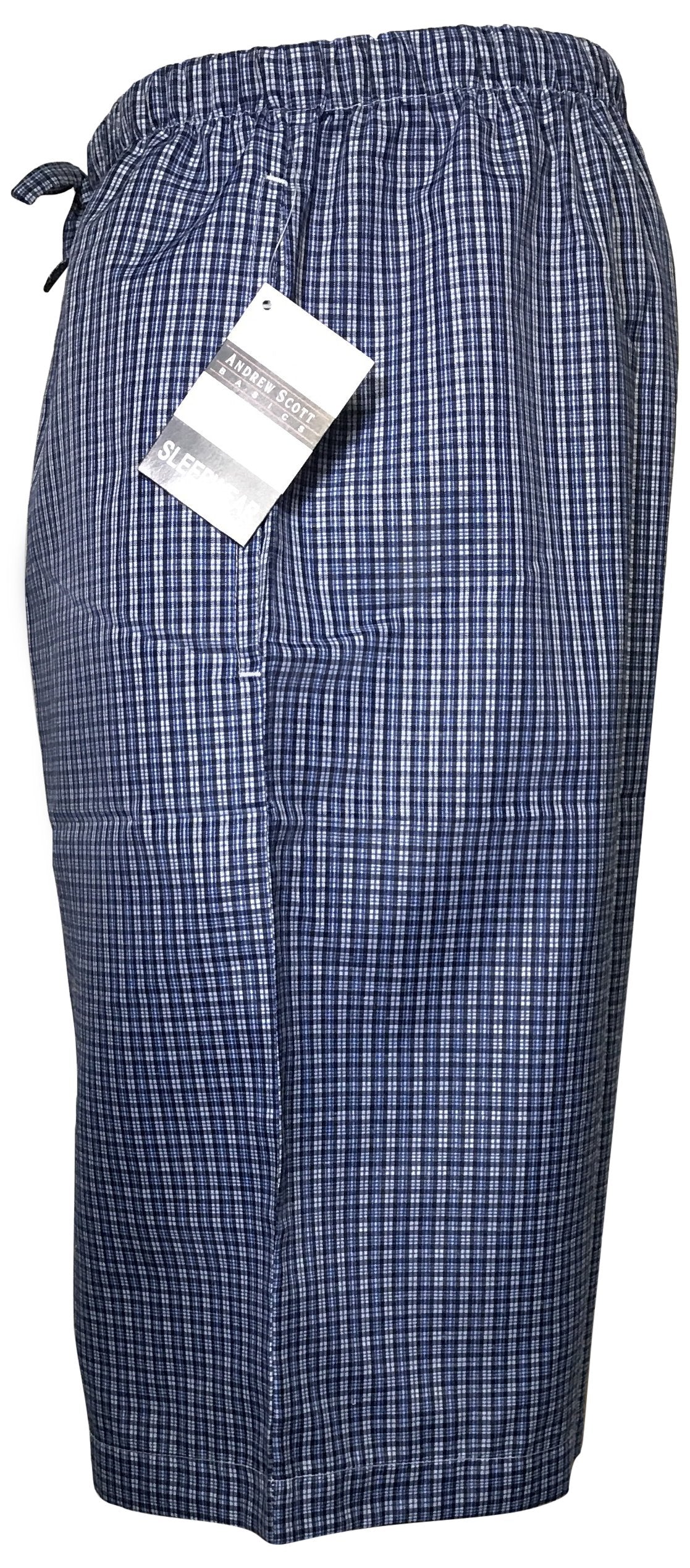 Men's Soft Poplin Woven Pajama & Sleep Jam Cargo Short Lounge Pants