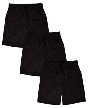 Boys Active Performance & Mesh Style Basketball Sport Shorts