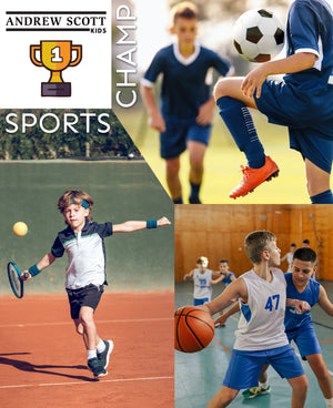 Boys Active Performance & Mesh Style Basketball Sport Shorts