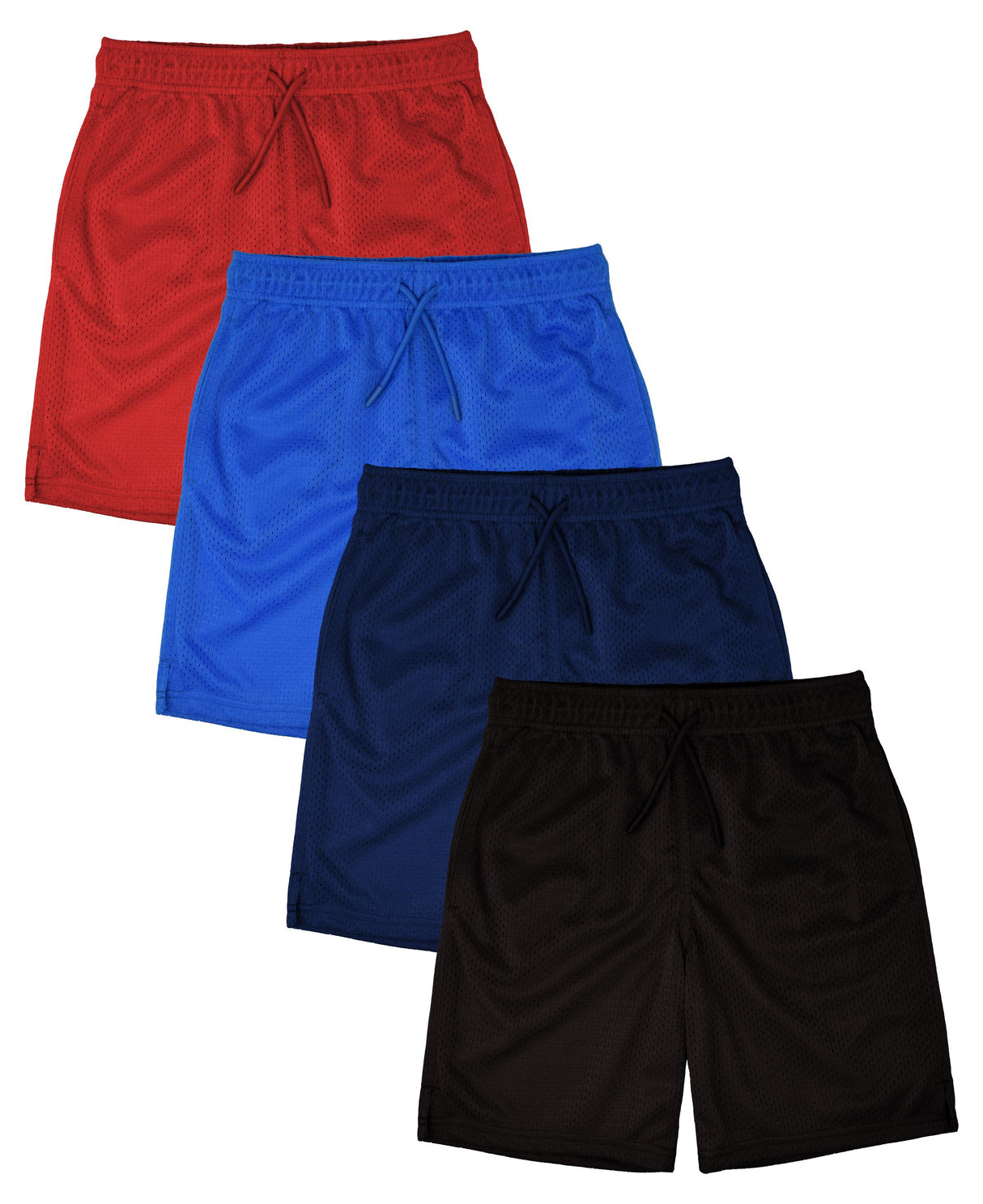 Boys Active Performance & Mesh Style Basketball Sport Shorts