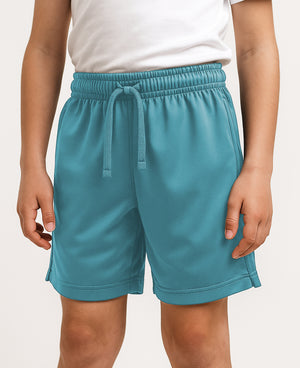 Boys Active Performance & Mesh Style Basketball Sport Shorts