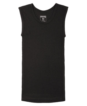Boy's Muscle Tank Top, Cotton, Color Sleeveless Crew Neck Undershirts