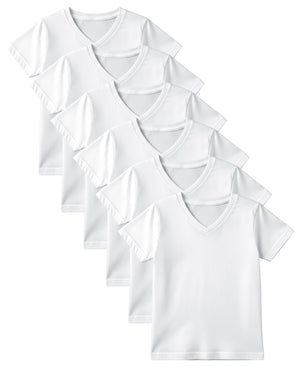 Boys' Cotton Stretch V Neck T Shirts