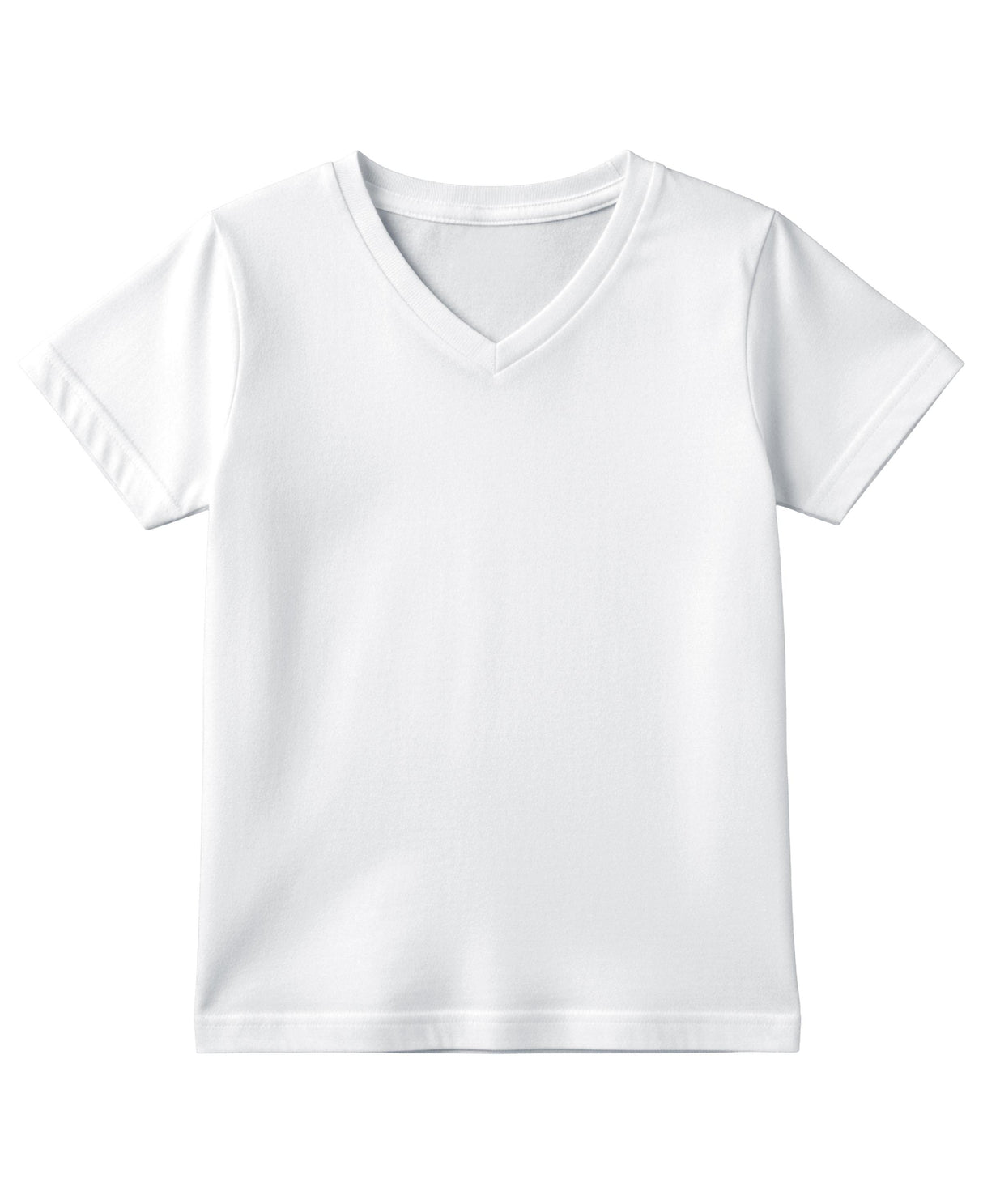 Boys' Cotton Stretch V Neck T Shirts