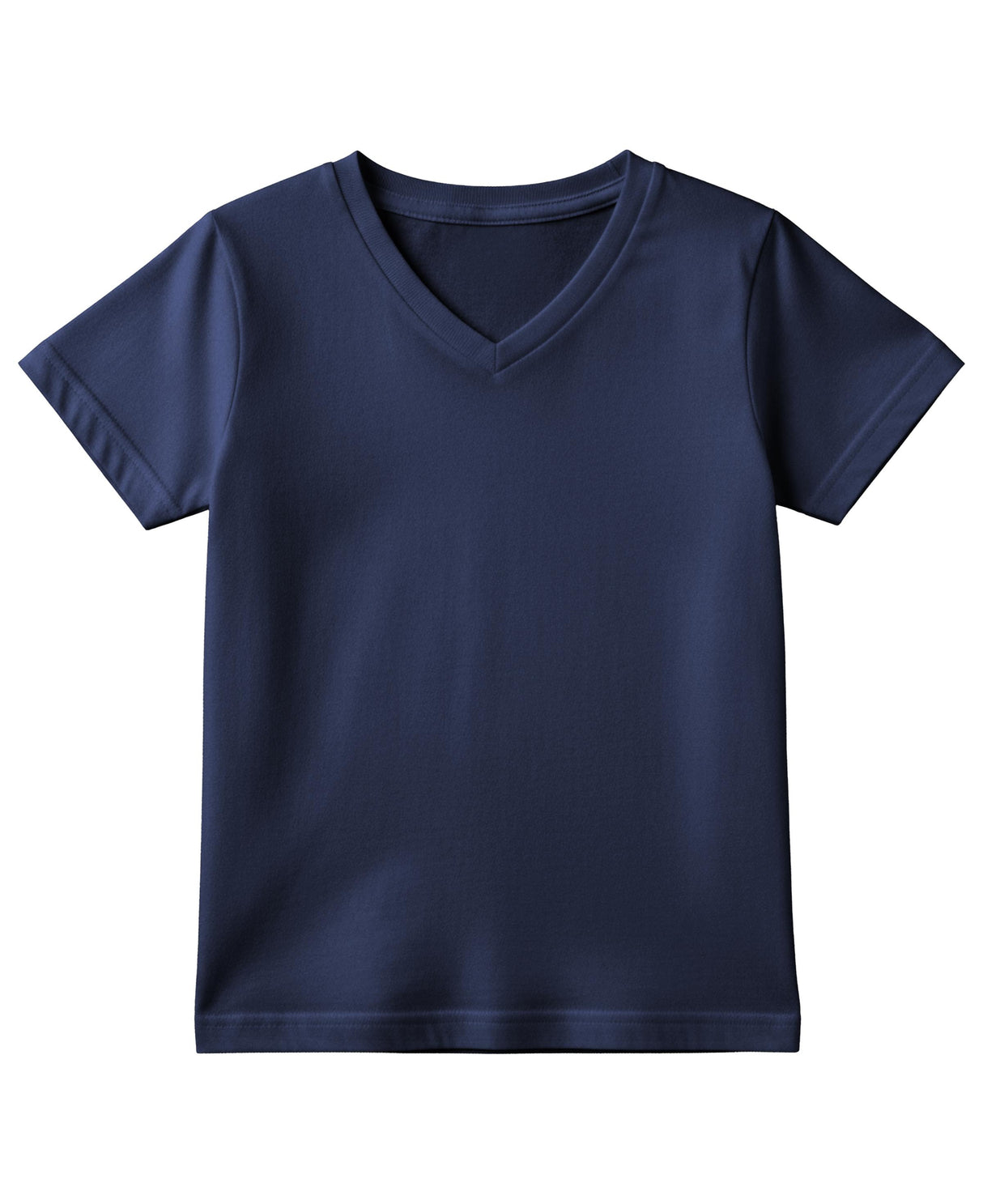 Boys Long Sleeve Cotton Base Layer Stretch Performace V-Neck Tops