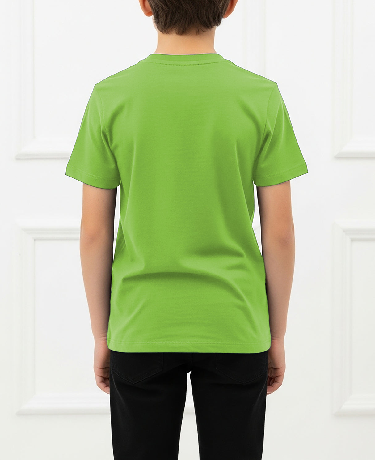 Boys Long Sleeve Cotton Base Layer Stretch Performace V-Neck Tops
