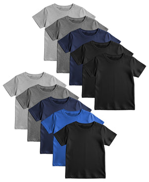 Boys' Crew-Neck Color T  Shirt