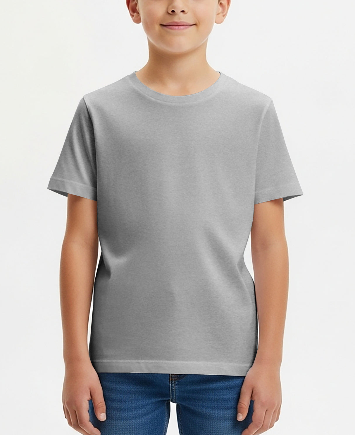 Boys' Crew-Neck Color T  Shirt