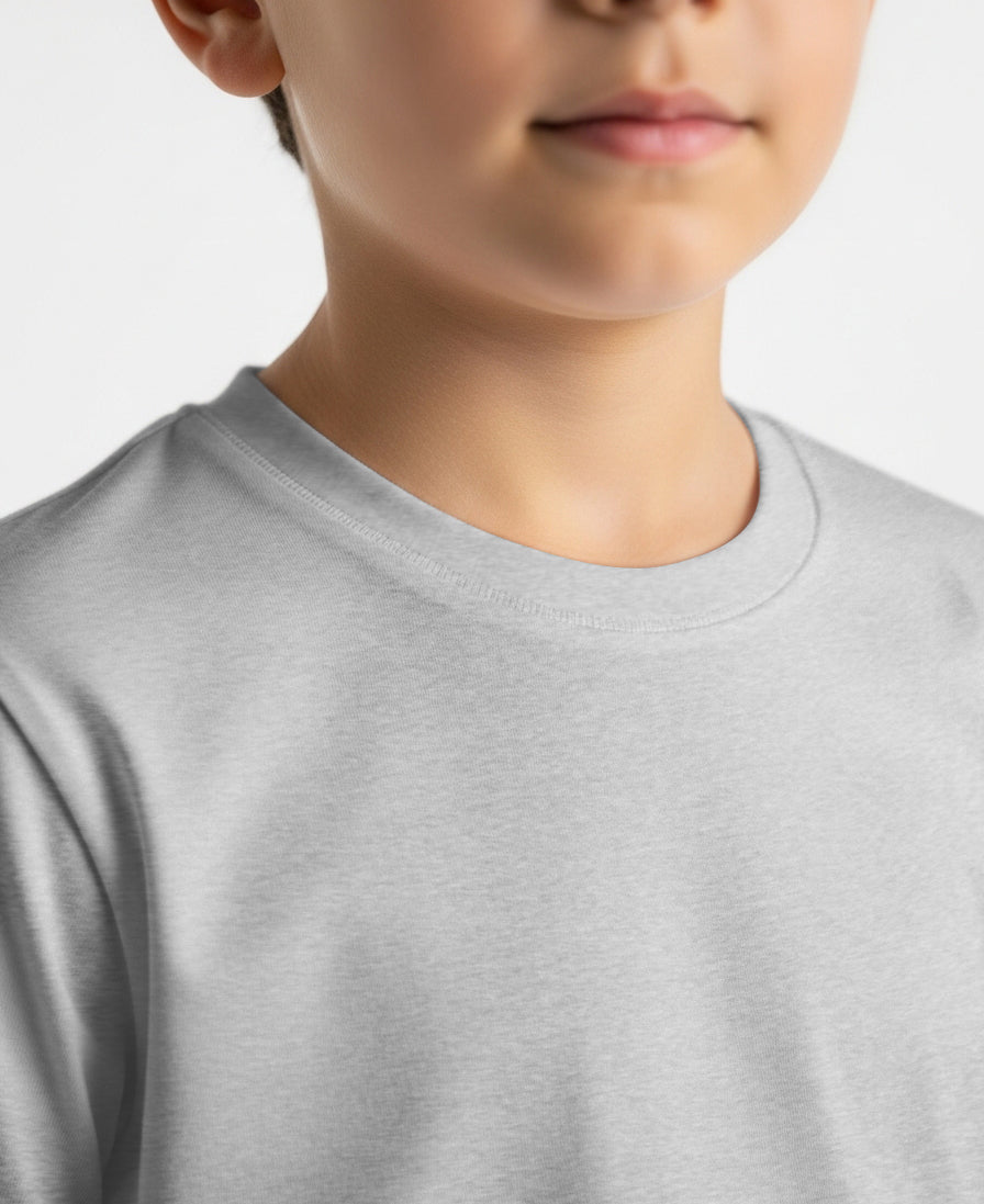 Boys' Crew-Neck Color T  Shirt