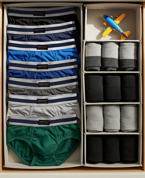 Cotton Underwear Briefs for Toddlers and Big Boys