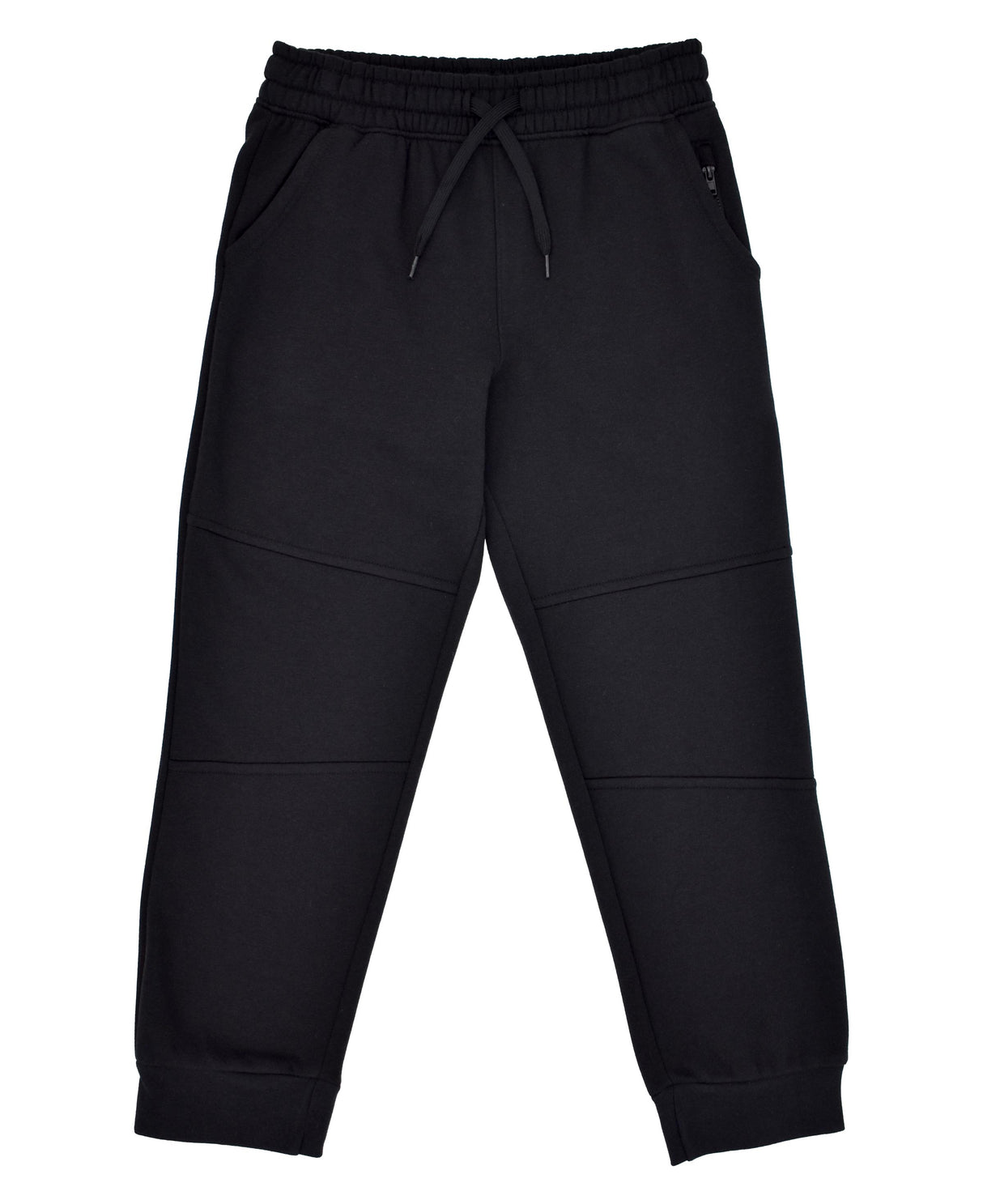 Boys Fleece Joggers Pants, Athletic Loose-fit Kids Sweatpants for Sports