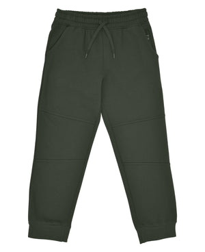 Boys Fleece Joggers Pants, Athletic Loose-fit Kids Sweatpants for Sports