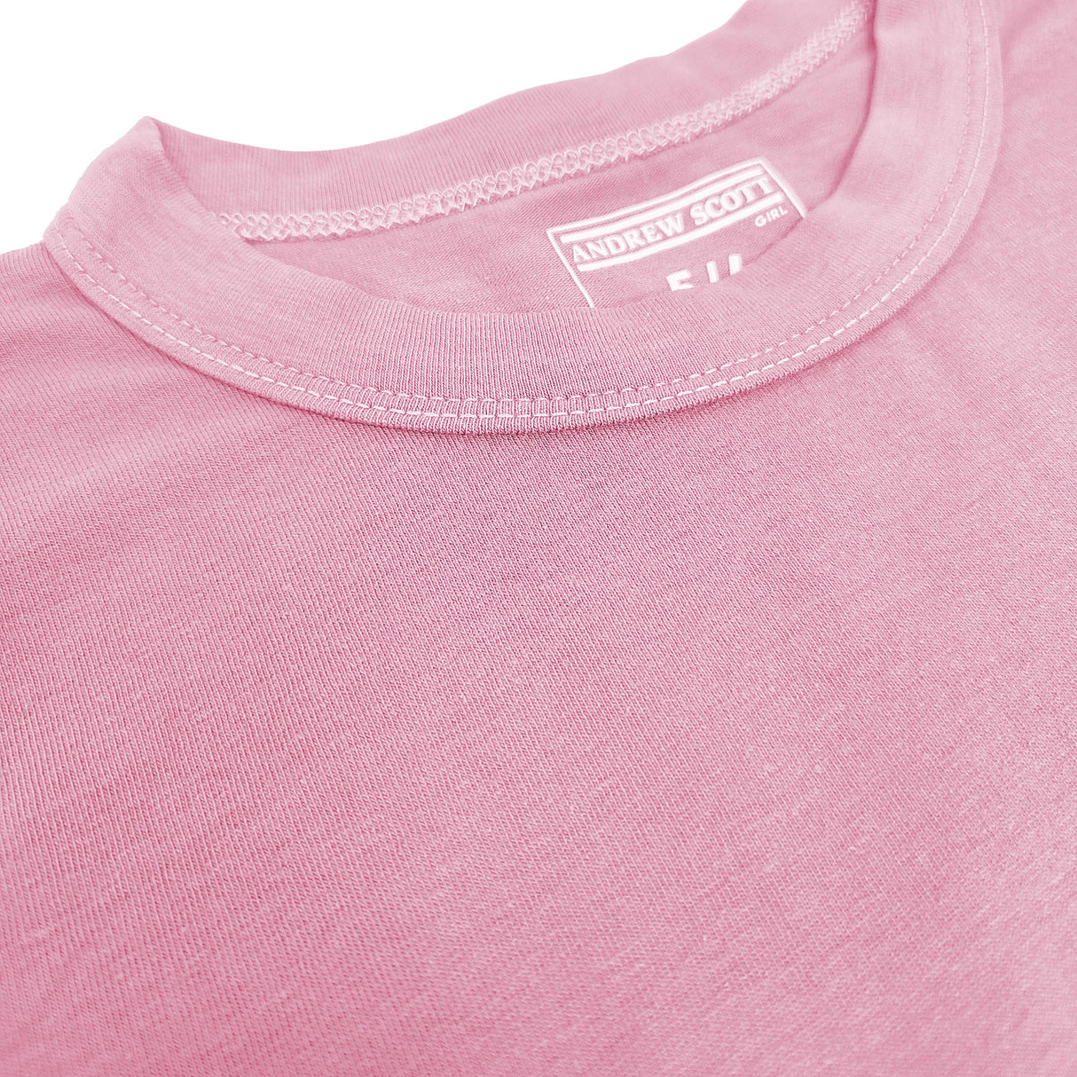Girls Long Sleeve Performance Tops, All Season Natural Cotton Stretch Color T Shirts