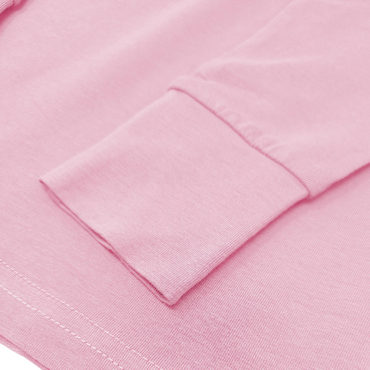 Girls Long Sleeve Performance Tops, All Season Natural Cotton Stretch Color T Shirts