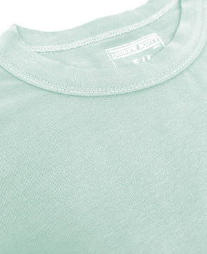 Girls Long Sleeve Performance Tops, All Season Natural Cotton Stretch Color T Shirts