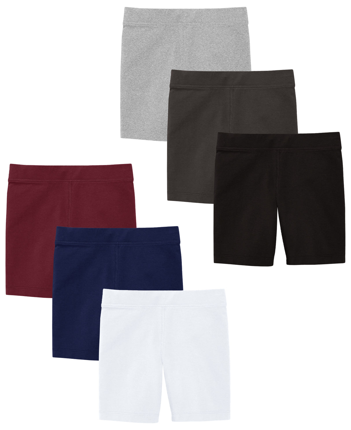 Girls Cotton Stretch Active Shorts
