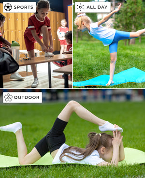 Girls Cotton Stretch Active Shorts