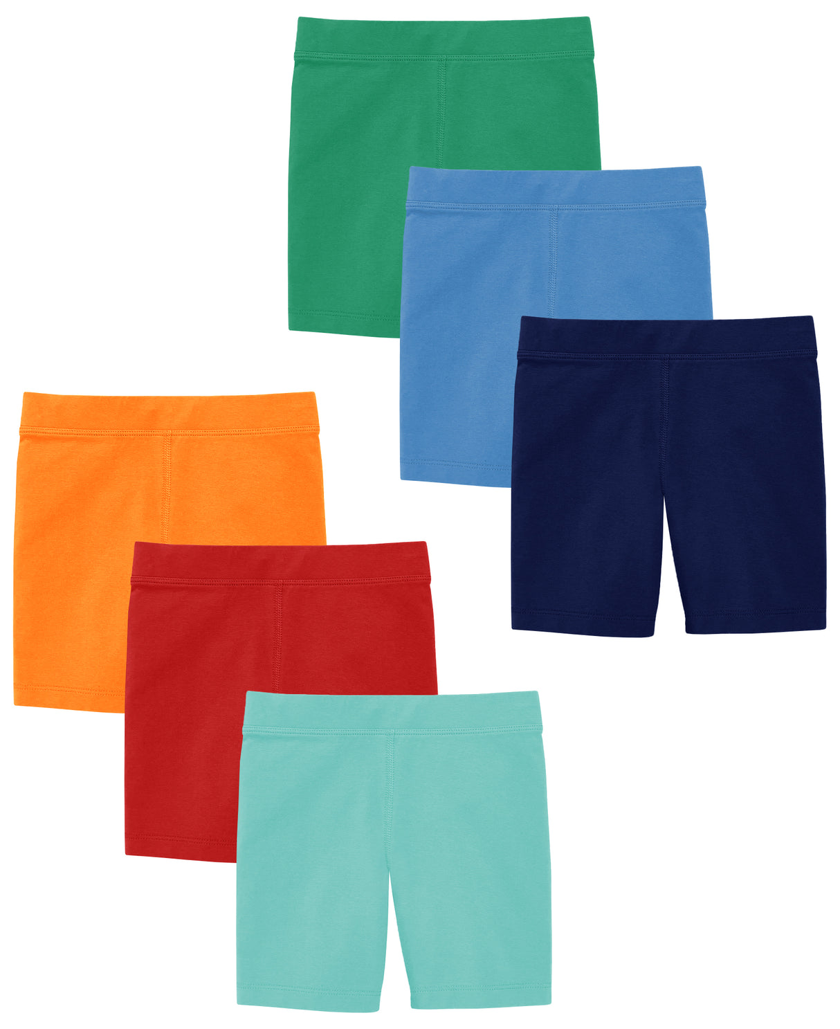 Girls Cotton Stretch Active Shorts