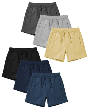 Kids - Toddler French Terry Cotton Drawstring Shorts