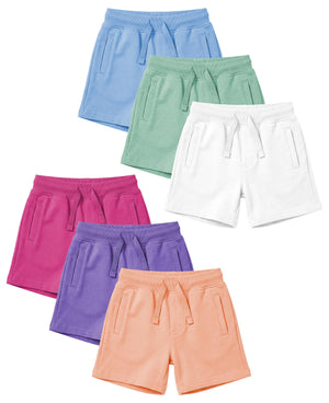 Kids - Toddler French Terry Cotton Drawstring Shorts