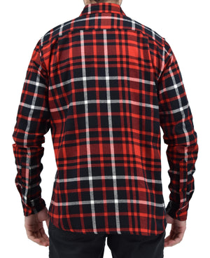 Men's Button Down Regular Fit Long Sleeve Plaid Flannel Casual Shirts