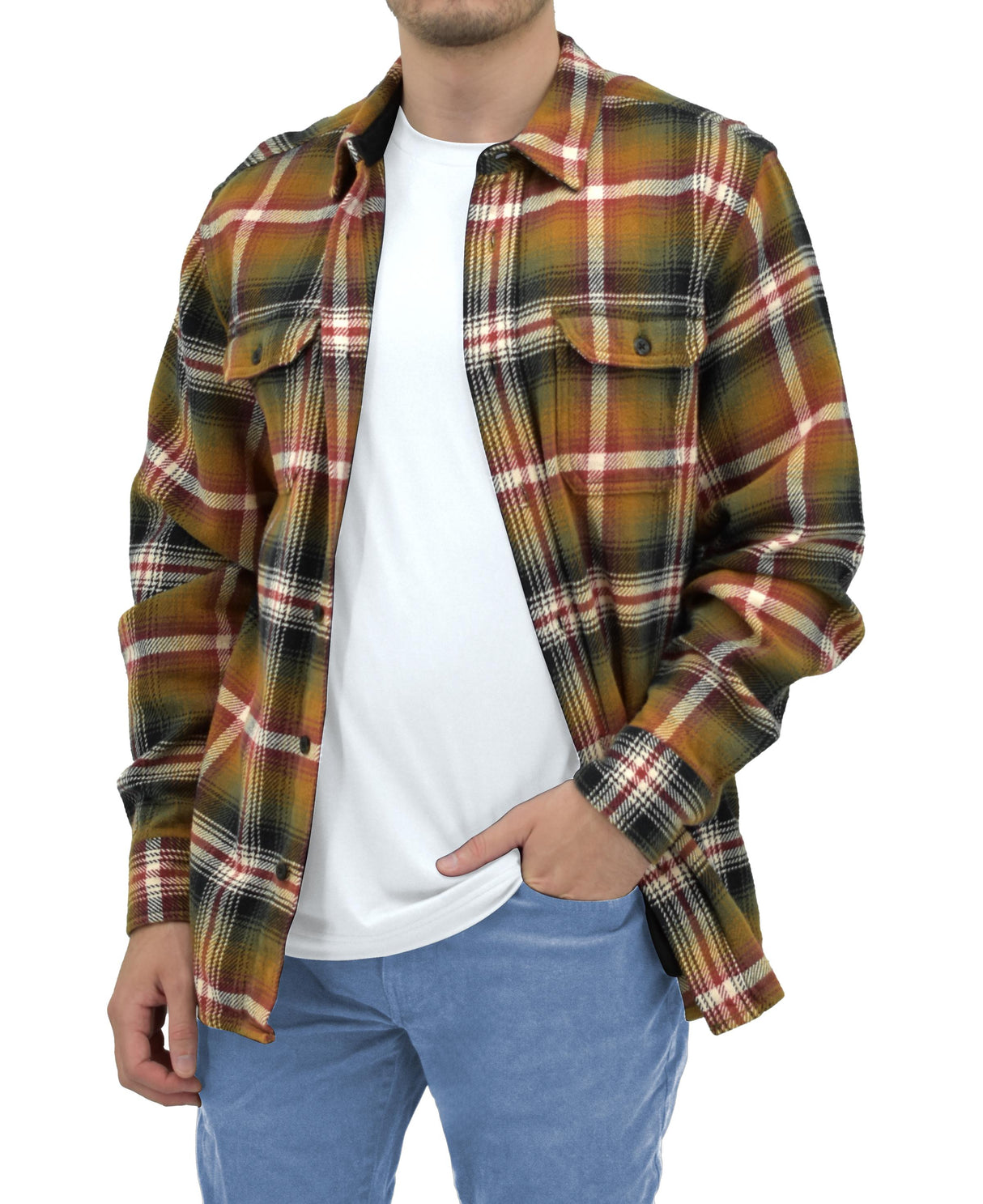 Mens' Flannel All Season Shirt Jacket