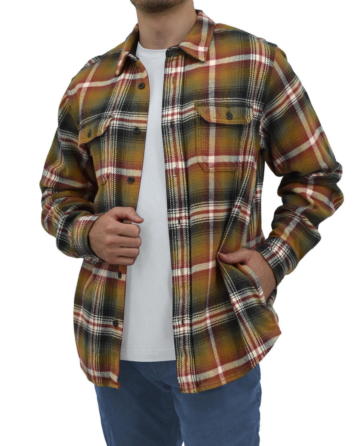 Mens' Flannel All Season Shirt Jacket