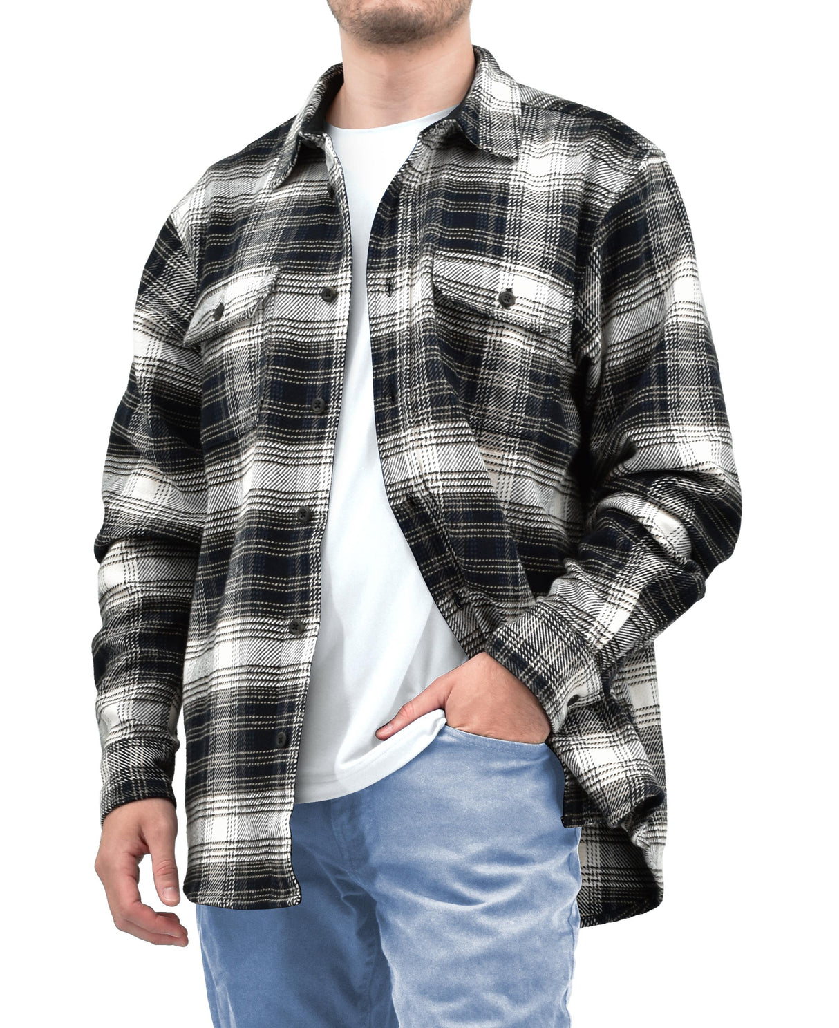 Mens' Flannel All Season Shirt Jacket