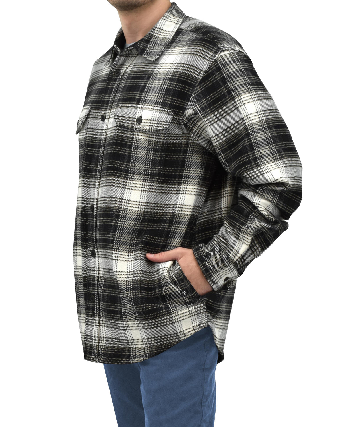 Mens' Flannel All Season Shirt Jacket