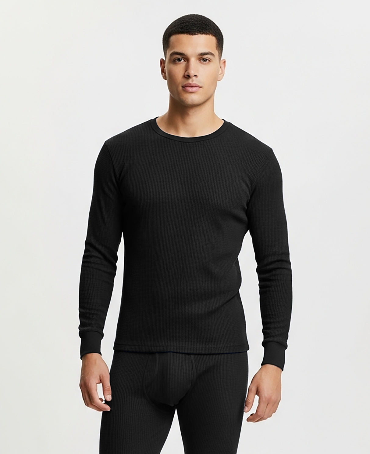 Men's Traditional Waffle Thermal Baselayer Long Sleeve Shirt