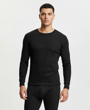 Men's Traditional Waffle Thermal Baselayer Long Sleeve Shirt