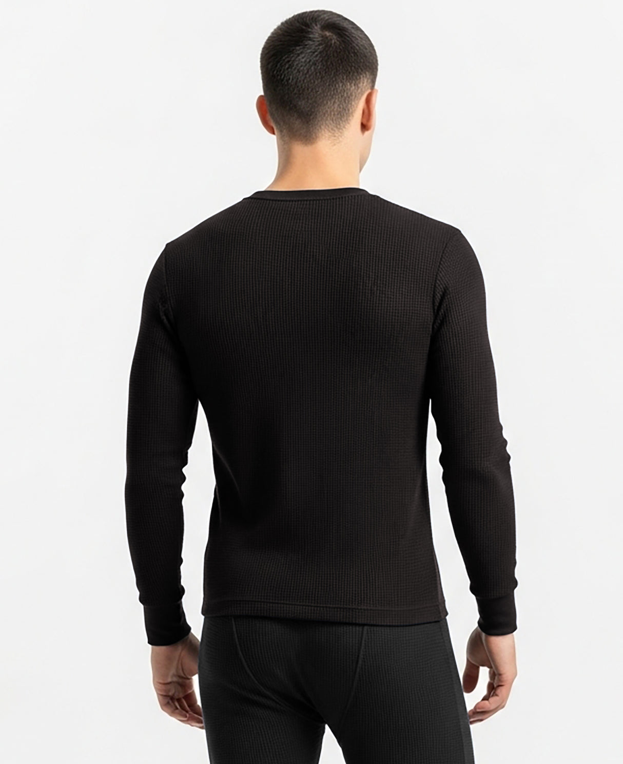 Men's Traditional Waffle Thermal Baselayer Long Sleeve Shirt