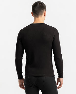 Men's Traditional Waffle Thermal Baselayer Long Sleeve Shirt