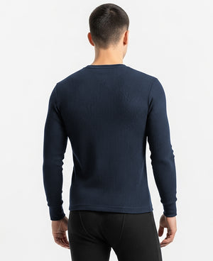 Men's Traditional Waffle Thermal Baselayer Long Sleeve Shirt