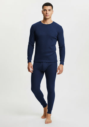 Men's Traditional Waffle Thermal Top & Bottom Set