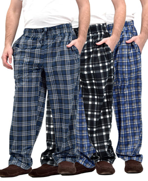 Men's Ultra Soft Minky Fleece Warm Lounge Pants