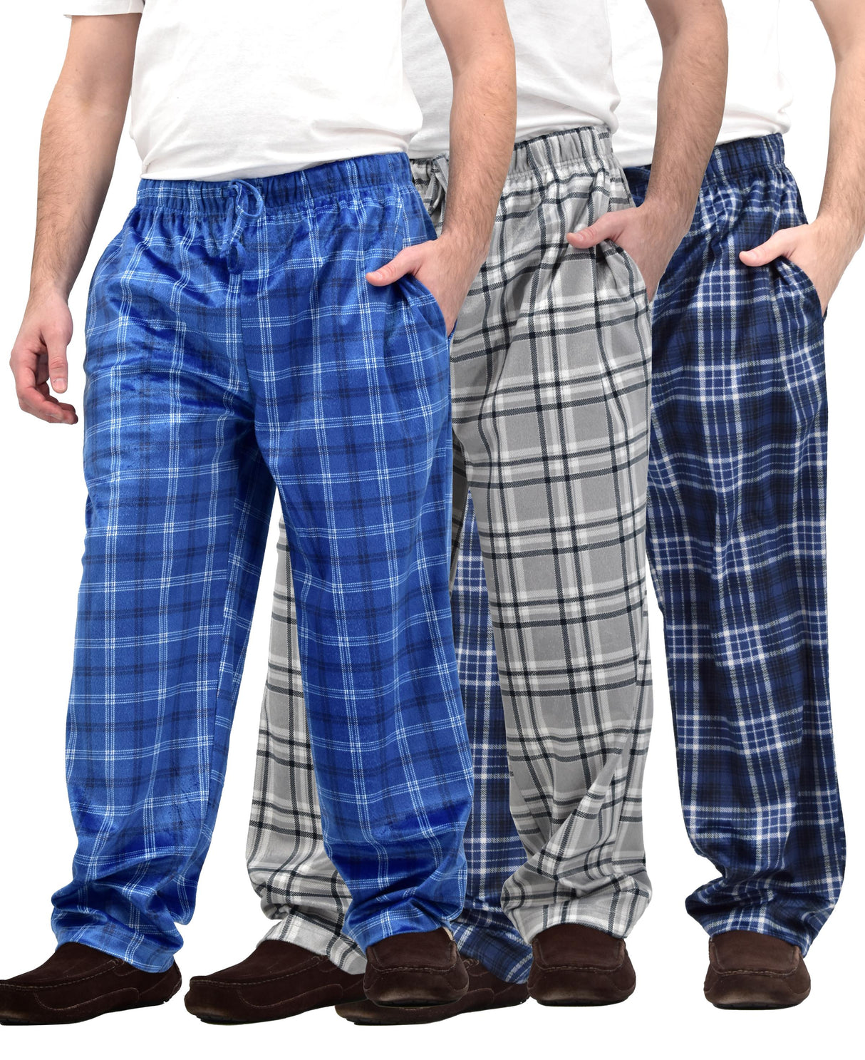 Men's Ultra Soft Minky Fleece Warm Lounge Pants