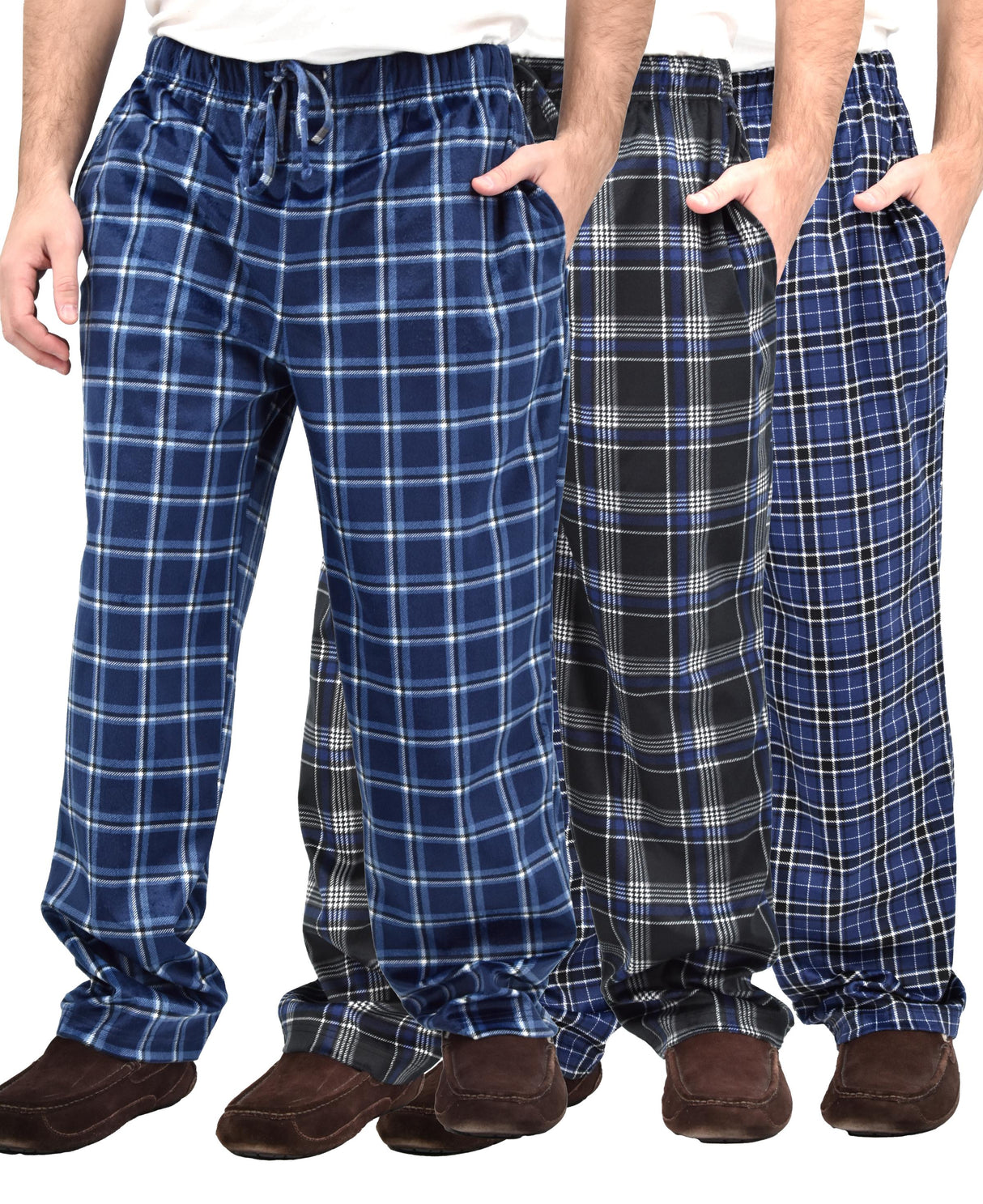 Men's Ultra Soft Minky Fleece Warm Lounge Pants
