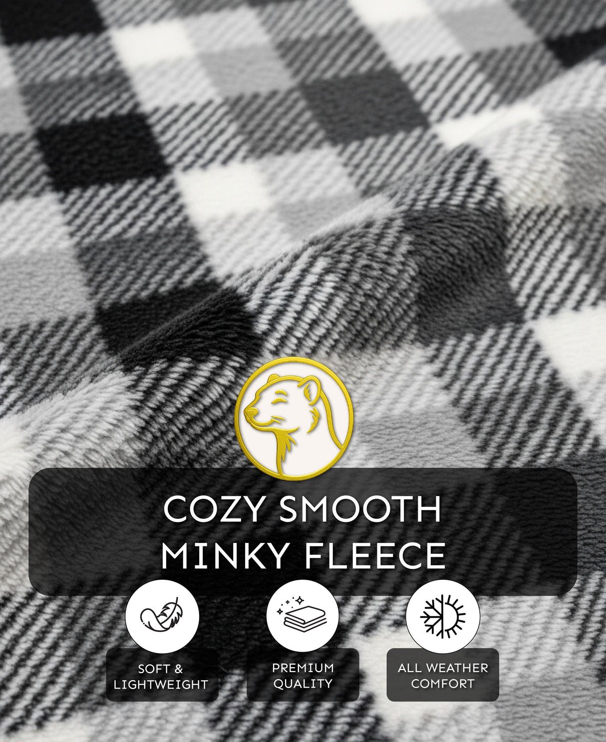 Men's Ultra Soft Minky Fleece Warm Lounge Pants