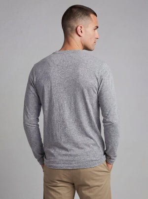 Men's Midweight Cotton Long-Sleeve Crewneck