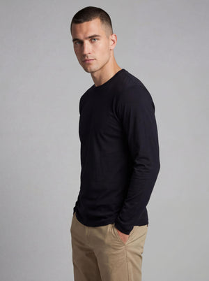 Men's Midweight Cotton Long-Sleeve Crewneck