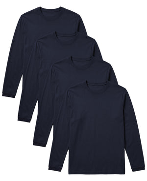 Men's Midweight Cotton Long-Sleeve Crewneck