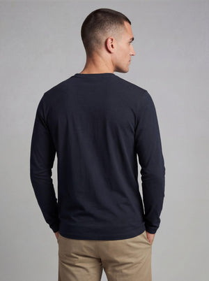 Men's Midweight Cotton Long-Sleeve Crewneck