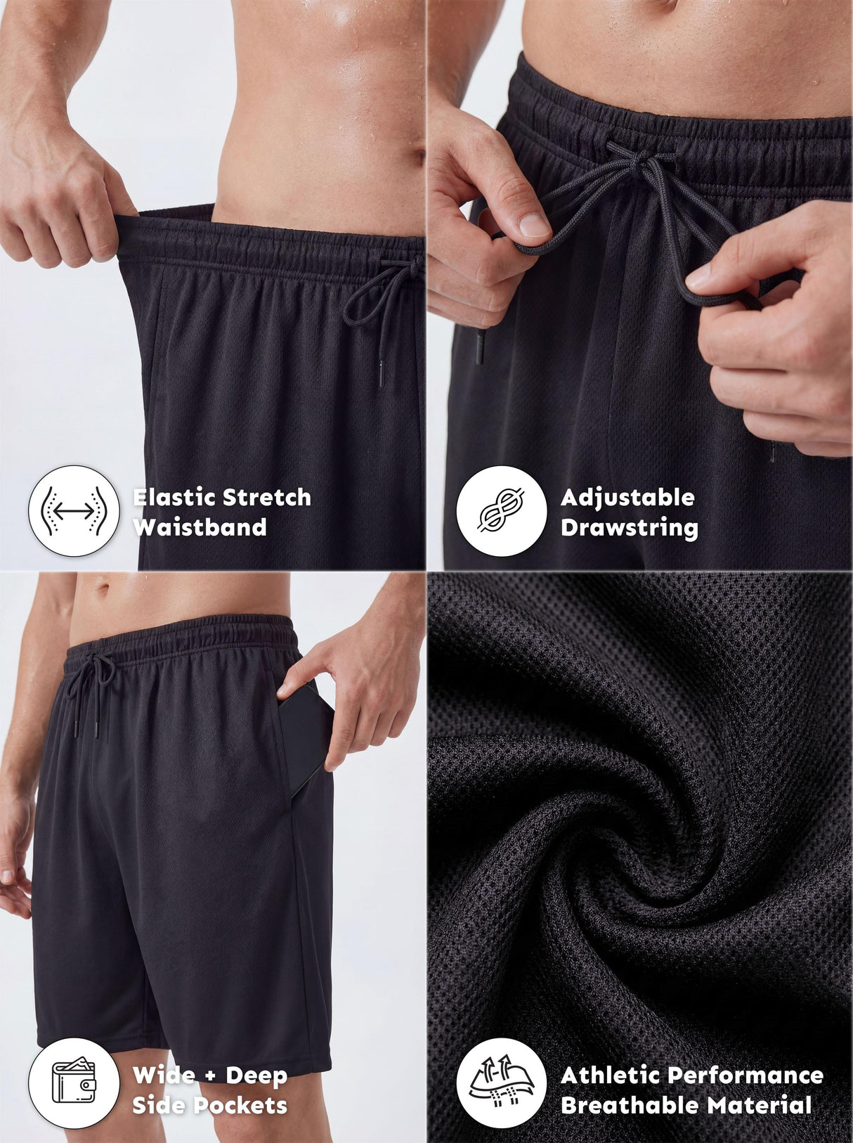 Men's Performance Tech Mesh Shorts