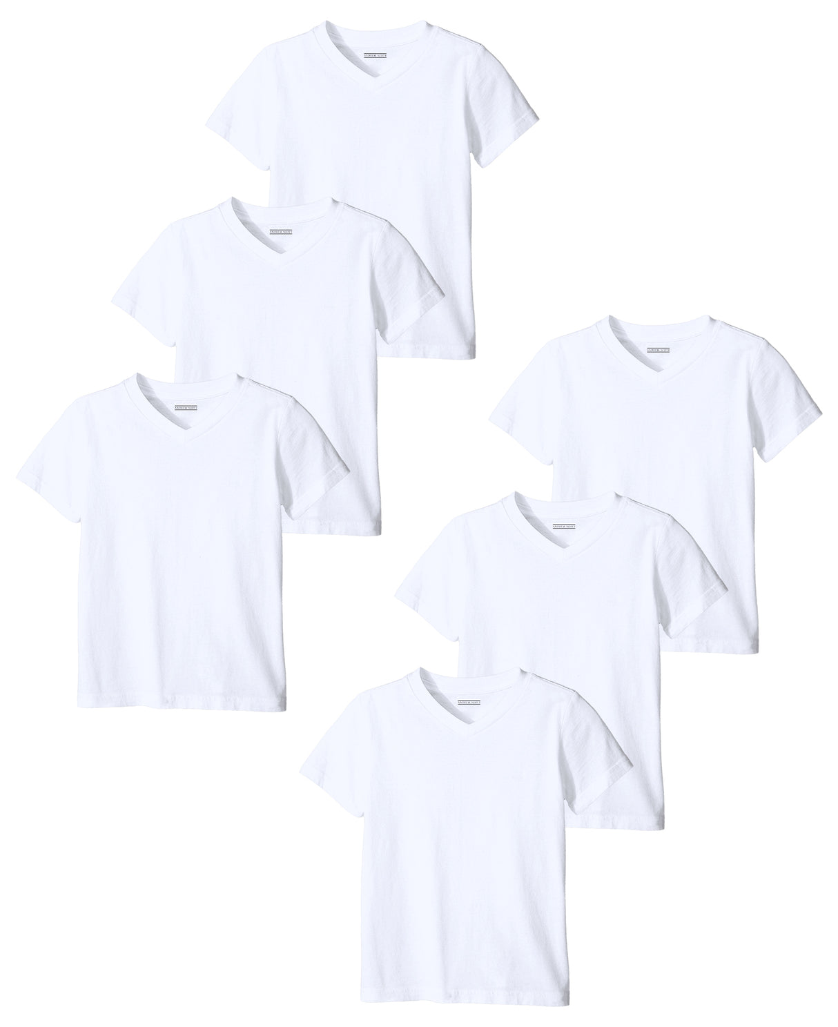Men's V-Neck Short Sleeve Undershirts