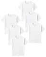 Men's Classic Short Sleeve Cotton Undershirts, Crew Neck T Shirt (Multi-Pack)