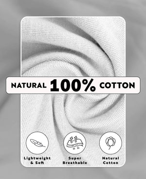 Men's Classic Short Sleeve Cotton Undershirts, Crew Neck T Shirt (Multi-Pack)